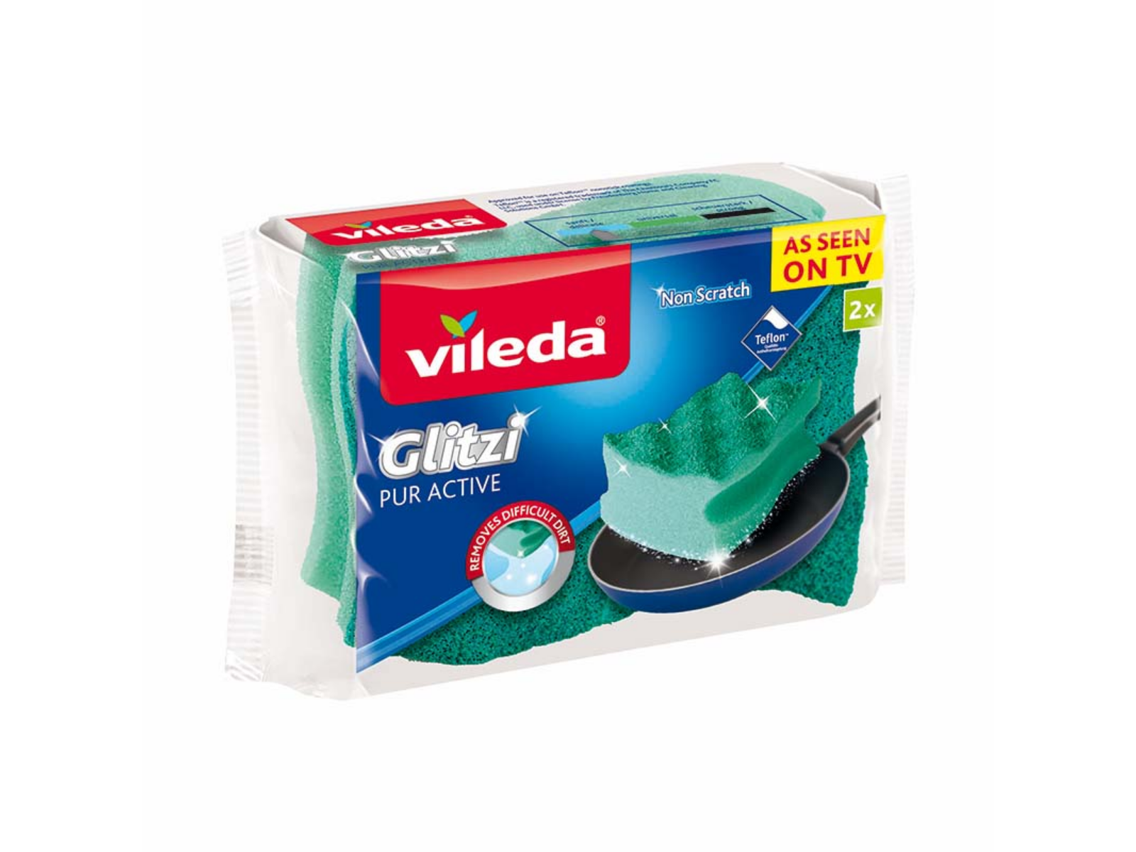 Zmywak profilowany Vileda Pur Active 2 szt. 116514